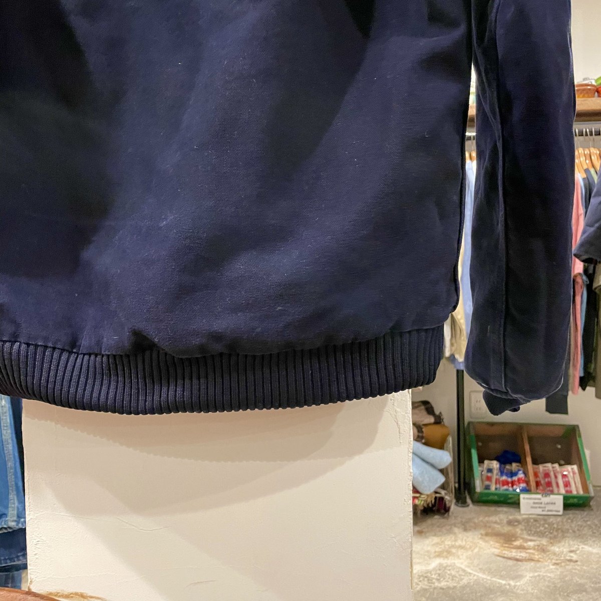 carhartt ダックアクティブジャケット USA製 紺 カーハート (S0346) | DUFF