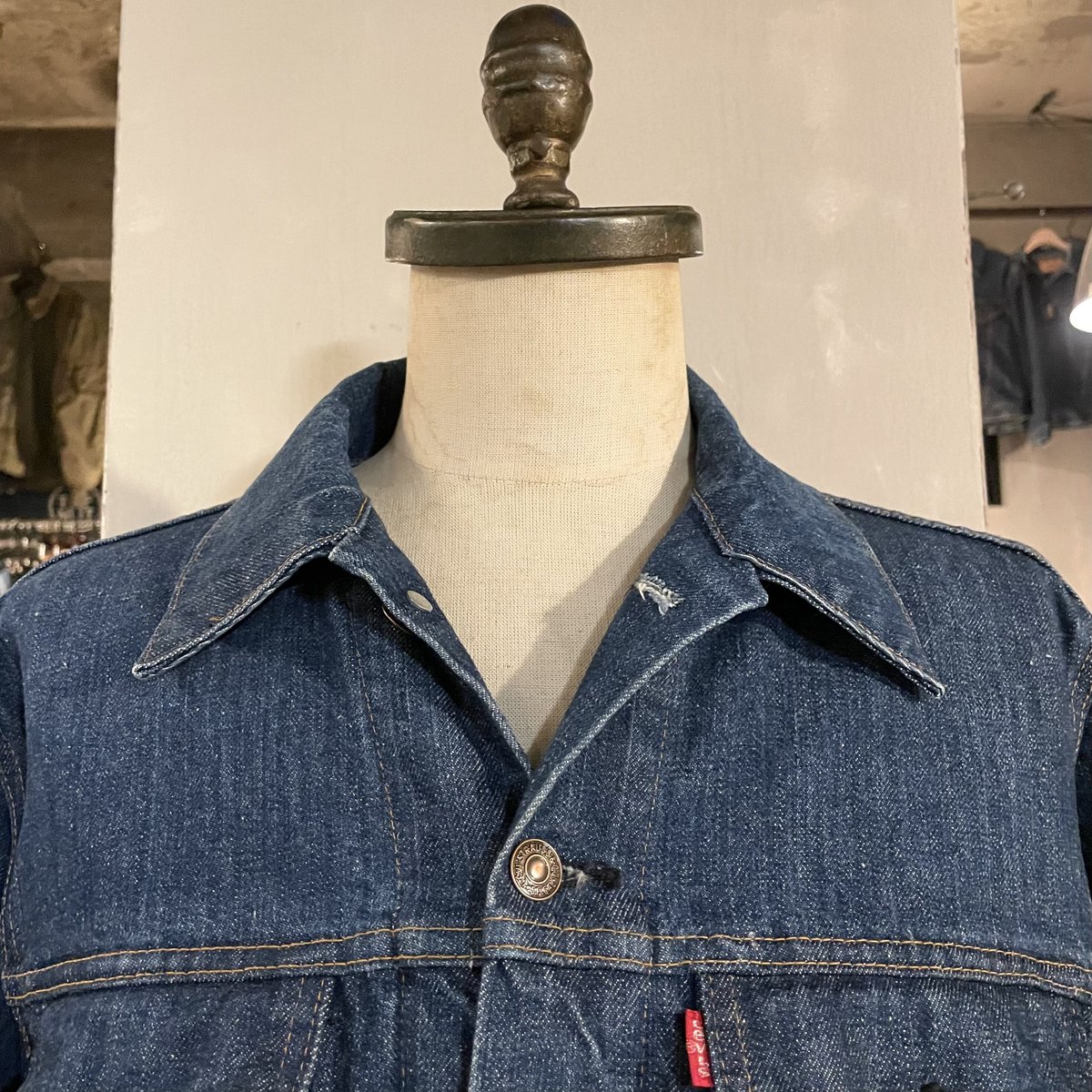 70s Levi's 71205-0217 デニムジャケット インディゴ染 濃紺 70s Levi's 71205-0217 デニムジャケット インディゴ染 濃紺