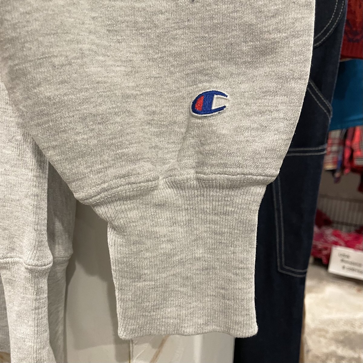 90s USA製 Champion リバースウィーブ 無地 グレー 目あり 90s Champion リバースウィーブ reverse weave 無地 グレー USA製