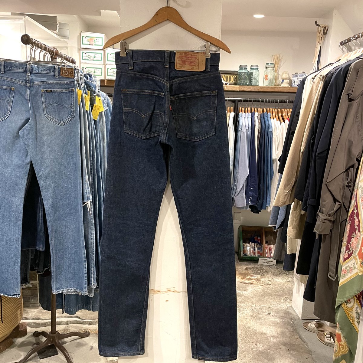 80s levi's 505 脇割　クロカン　ボタン裏552 80s levi's 505 脇割 クロカン ボタン裏552 - メルカリ