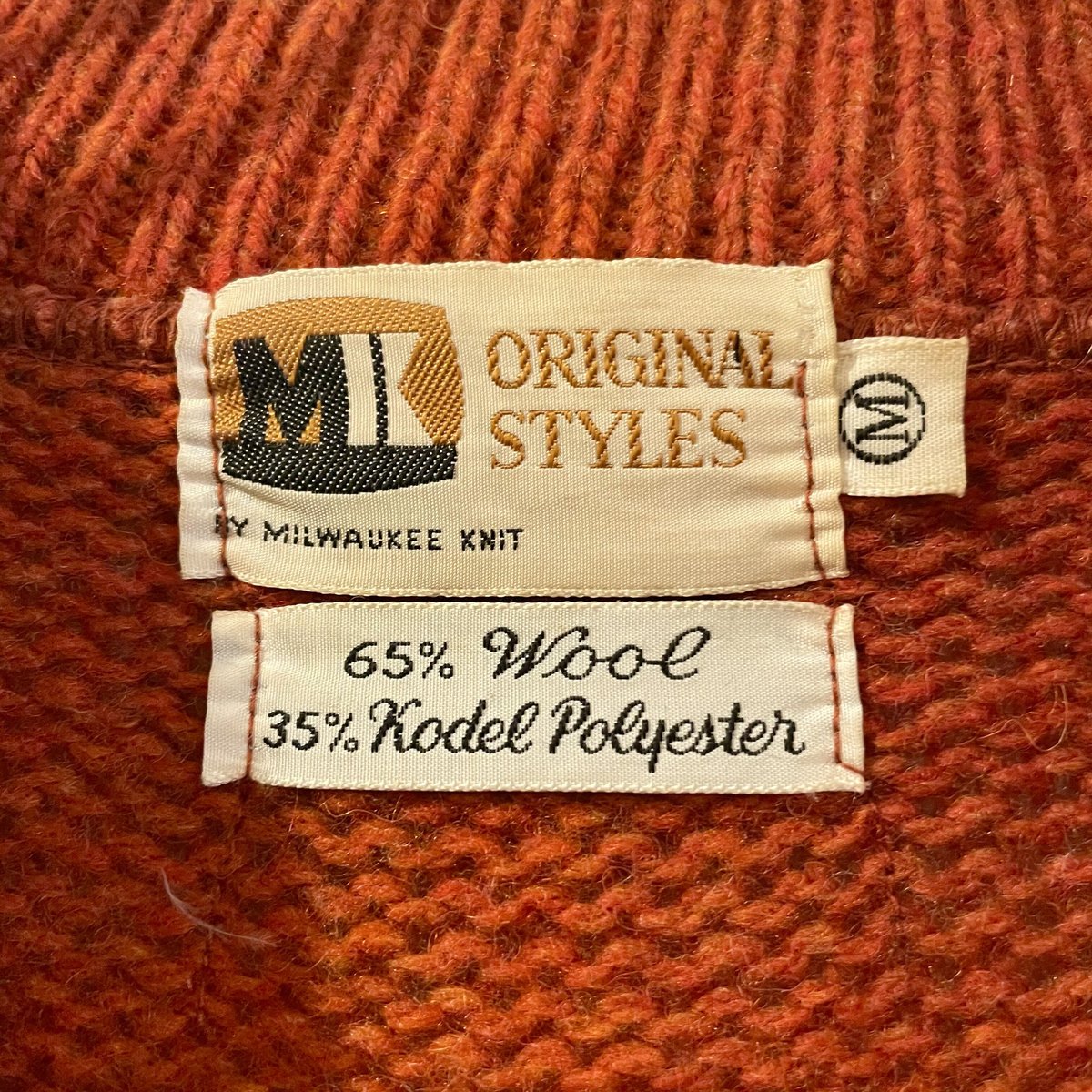 ORIGINAL STYLES BY MILWAUKEE KNIT 60s ミルウォーキーニッ