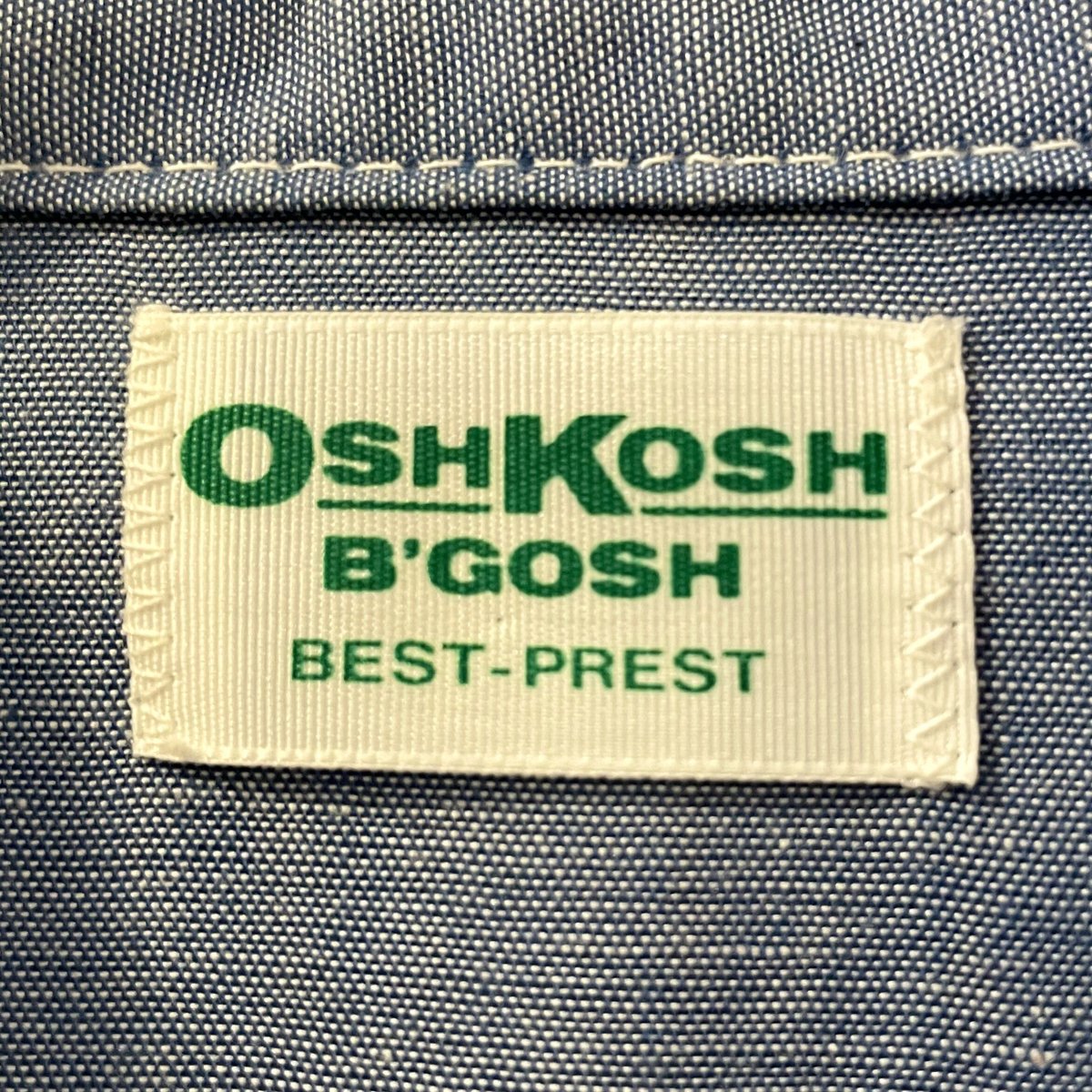OSH KOSH chambray shirt シャンブレーシャツ オシュコシュ 70s (S