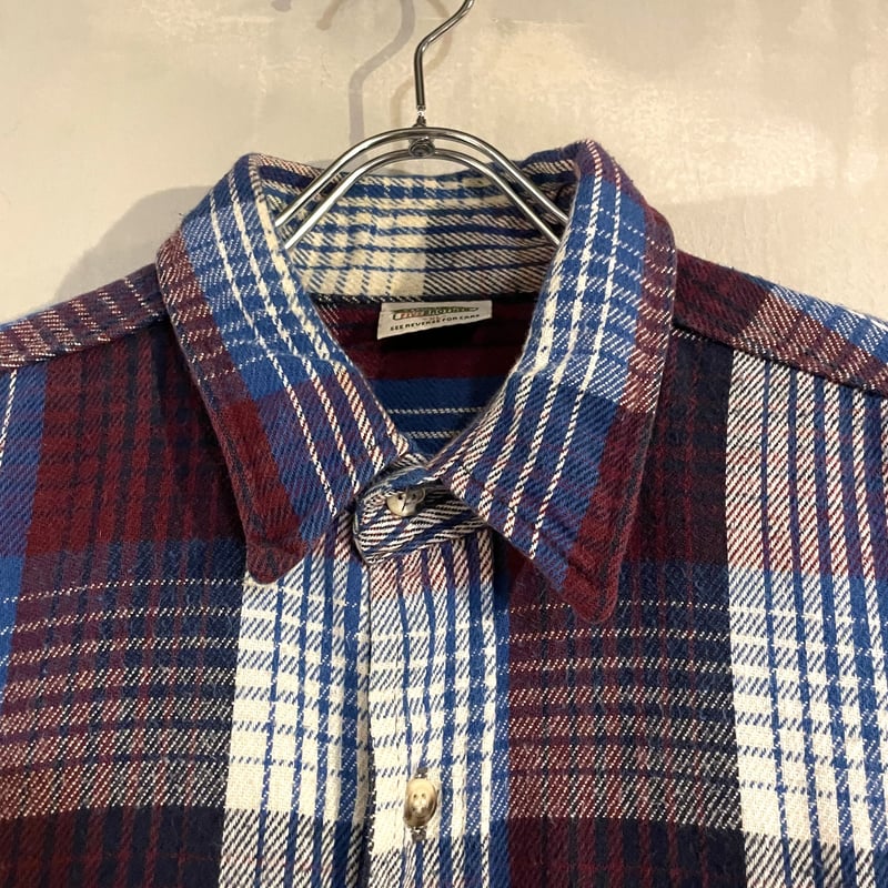 80s FIVE BROTHER ネルシャツ USA製 ファイブブラザー コットンシャツ