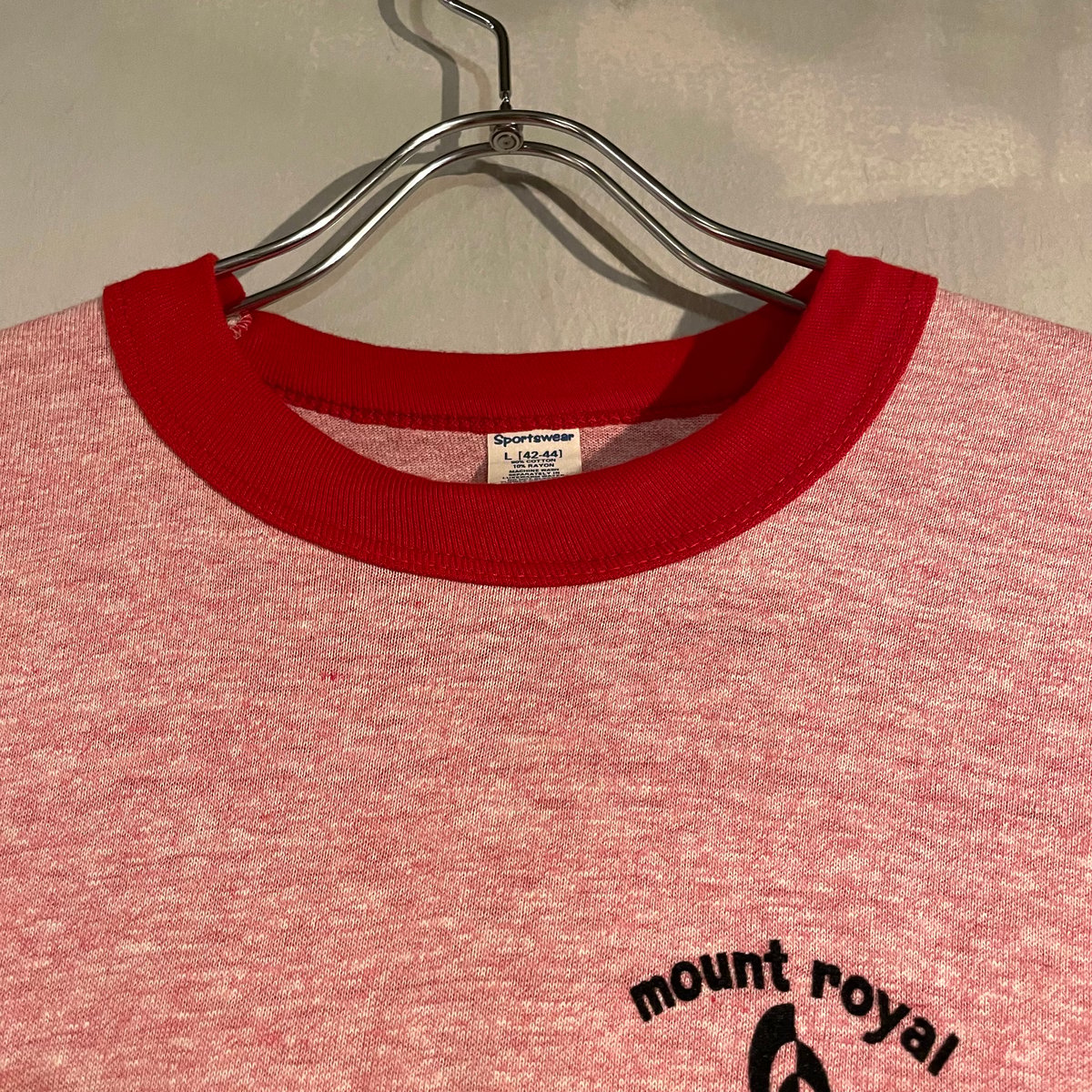 80s Sportswear リンガーTシャツ DEAD STOCK USA製 Size L