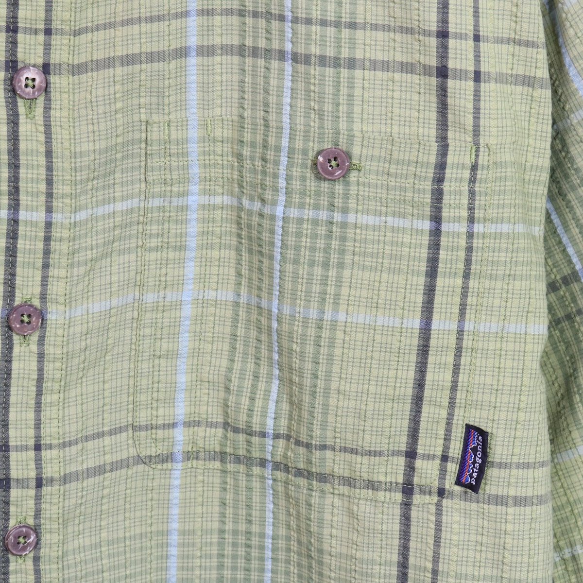 patagonia ショートスリーブ パッカーウェア パタゴニア チェック柄
