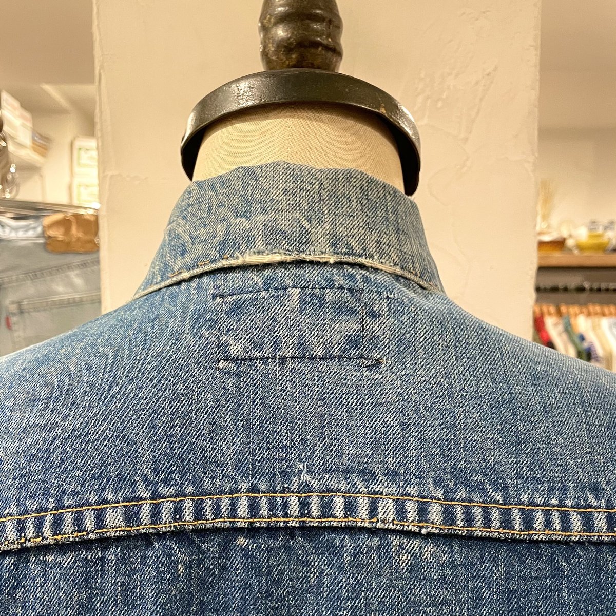 Levis 71205 Big E 60s デニムジャケット ロング丈 小パッチ 不 Levis 71205 Big E 60s デニムジャケット ロング丈 小パッチ 不