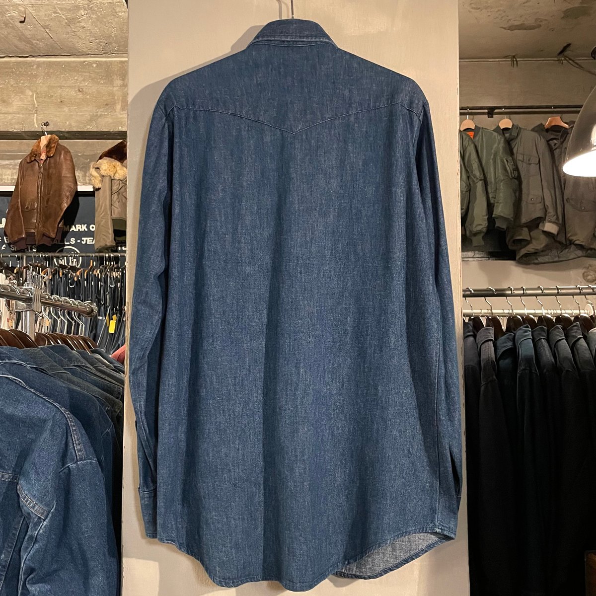 リー 70s 70年代 USA製 希少 ウエスタン デニム シャツ ジャケット 70s Lee L/S デニム ウエスタンシャツ USA製 リー (S4052) | DUFF