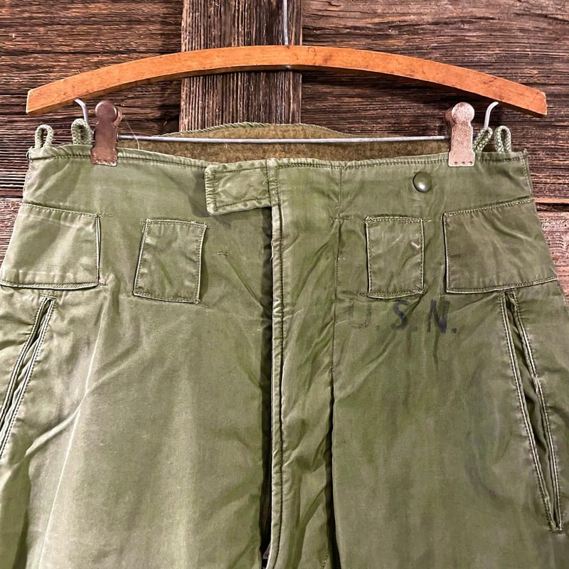 US NAVY DEPARTMENT 50s サブマリンデッキパンツ ミリタリーパンツ (S0