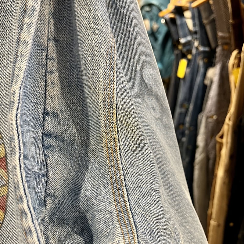 80s POLO RALPH LAUREN インディアンヘッド デニムジャケット 白タグ