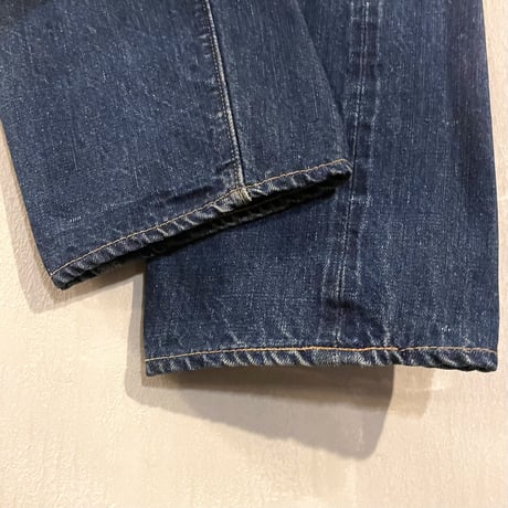 70s　Levi's 501　Big E　28×28　リーバイス　デニムパンツ　ボタン裏6　ヴィンテージデニム　赤耳　(S3085)