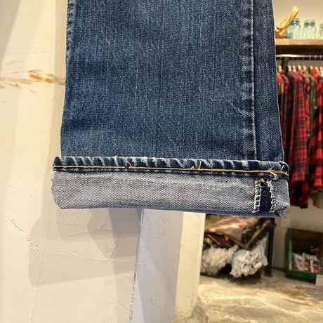 Levi’s 517　66モデル　single　脇割り　ボタン裏16　SCOVILLジッパー　ブーツカット　1975年　(S0861)