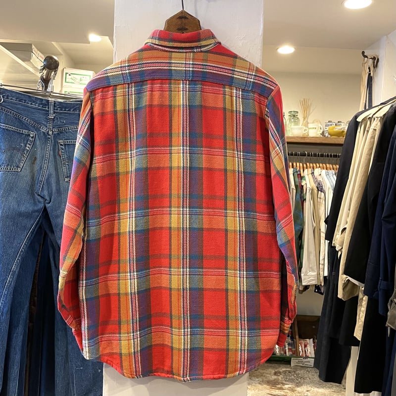 スペシャル60s　ビンテージ　USA製 　BIG MAC　ヘビーネルシャツ　XL ビンテージ60s BIG MAC Heavy Flannel shirt 66 ビッグマック
