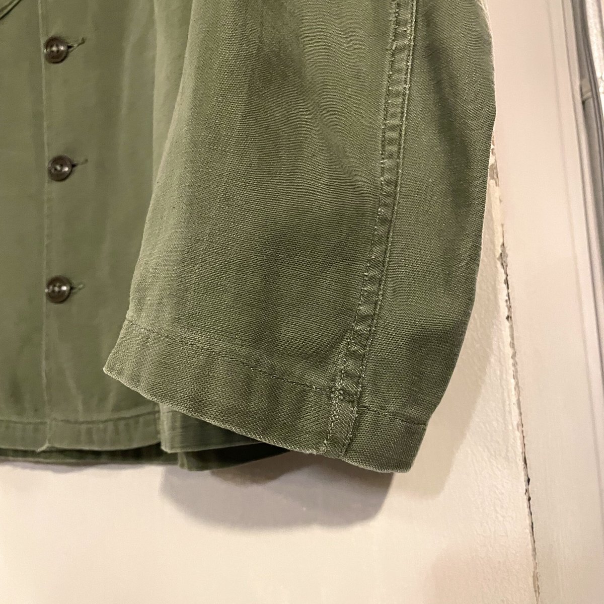 50s US ARMY ユーティリティシャツ 筒袖タイプ 初期型 シャツ 