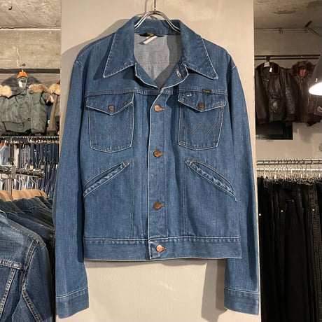 80s　Wrangler 126MJ　デニムジャケット　USA製　Size 42　ラングラー　(S4473)
