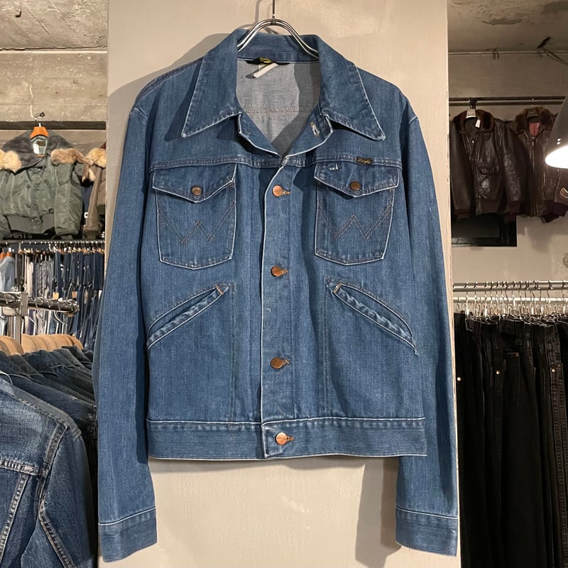 70s Wrangler デニムジャケット 126mj 40 USA製 70s Wrangler 126MJ デニムジャケット ラングラー Size 44 USA製
