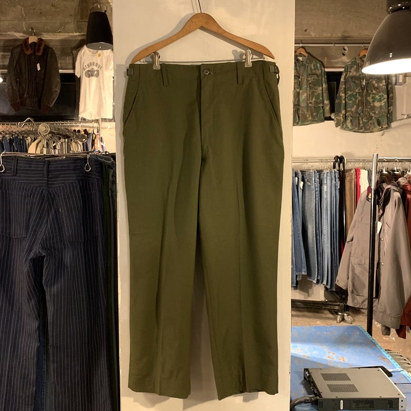 80s US ARMY M-51 ウールパンツ ウールトラウザーズ OG-108 WOOL 80s US ARMY M-51 ウールパンツ ウールトラウザーズ OG-108 WOOL