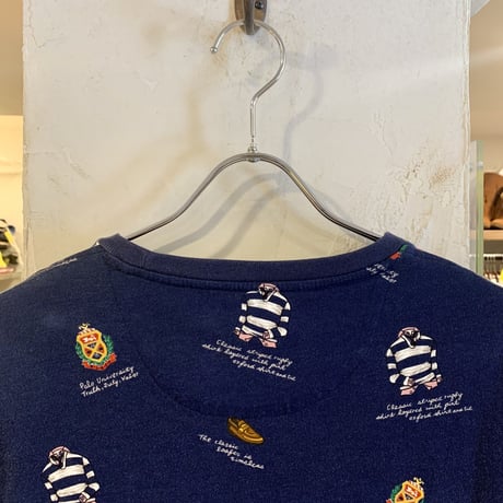 POLO RALPH LAUREN　ショートスリーブTシャツ　総柄　ラルフローレン　(S2450)