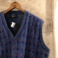 80s　Jantzen　ニットベスト　DEAD STOCK　wool × acrylic　USA製　ジャンセン　(S2886)