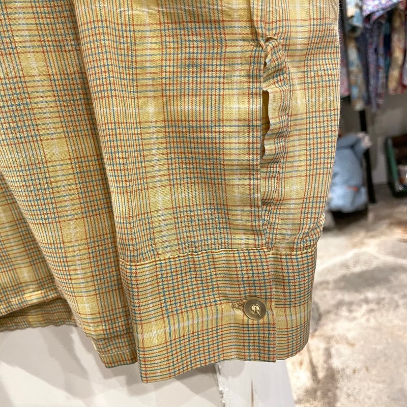 80s McGREGOR ボックスシルエット 70s~80s McGREGOR チェックシャツ ガーゼシャツ ボックス - メルカリ