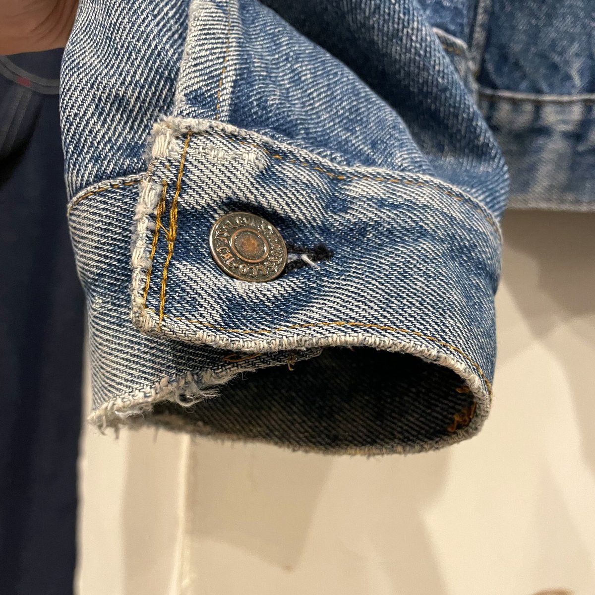 70s〜 Levi's 71205-0217 リーバイス デニムジャケット ロング丈 70s〜 Levi's 71205-0217 リーバイス デニムジャケット ロング丈