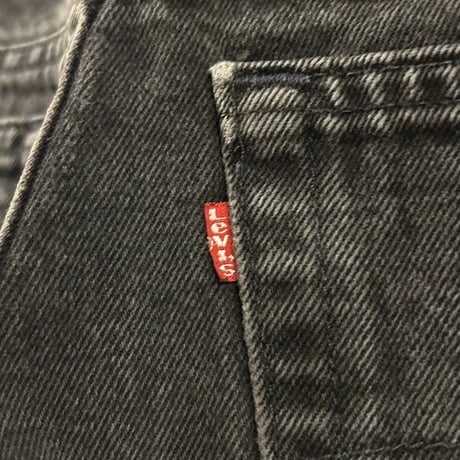 90s　Levi's 550 0260　リーバイス　ブラックデニムパンツ　38×31　USA製　1994年　(S5415)