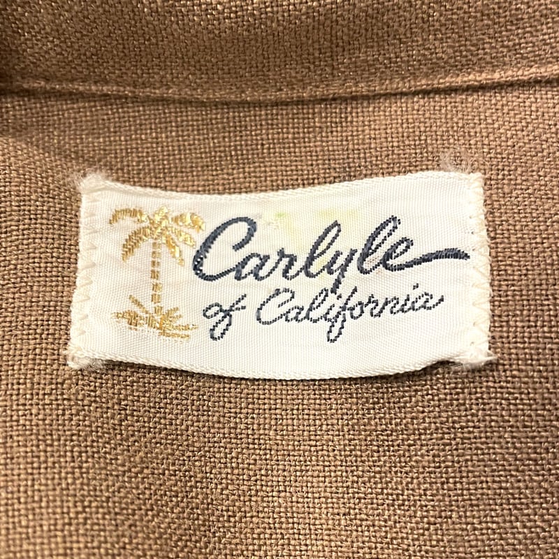 Carlyle of California 50s ヴィンテージ レーヨンシャツ ボックスシ