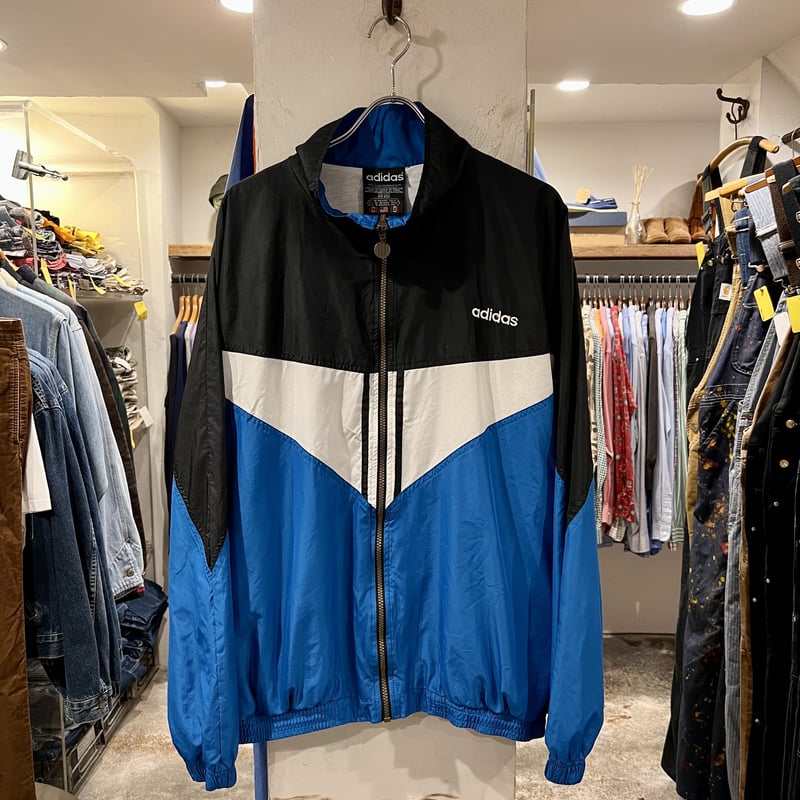 adidas ナイロンジャケット アディダス シャカシャカ 切り替え（S2684