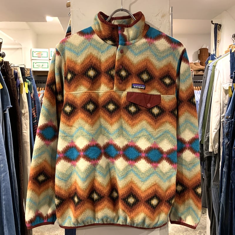patagonia シンチラスナップT ネイティブ柄 パタゴニア 総柄 patagonia シンチラスナップT ネイティブ柄 パタゴニア 総柄