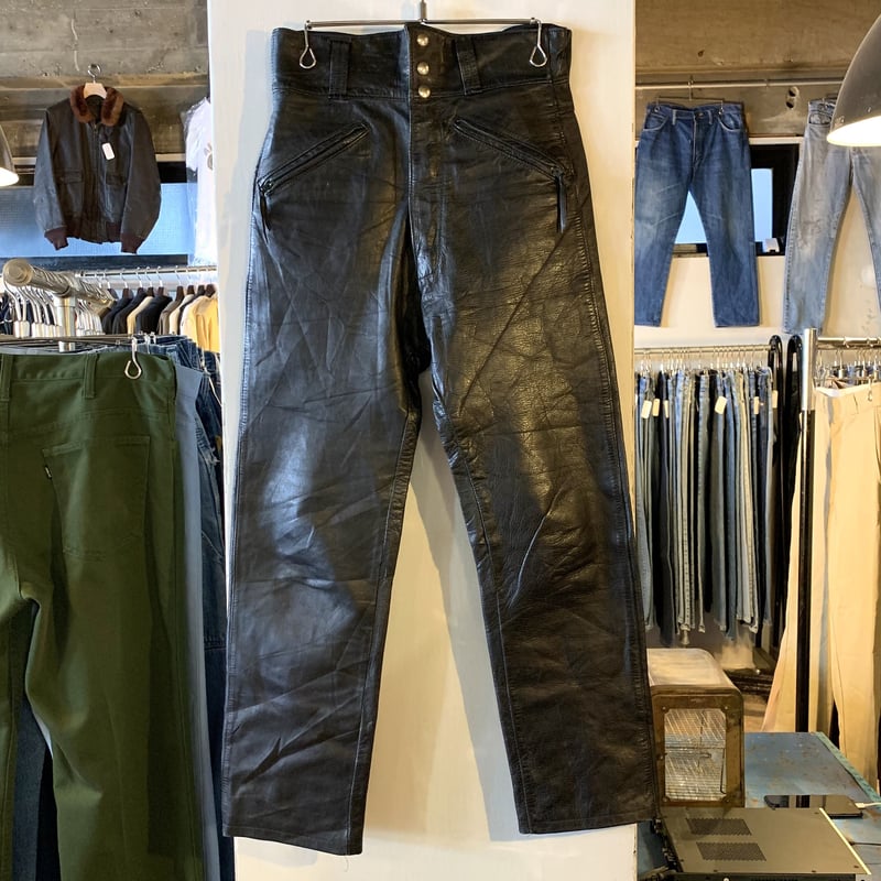 50s Buco J-99 ブコ 跳ね馬青タグ ホースハイド レザーパンツ 50s Buco J-99 ブコ 跳ね馬青タグ ホースハイド レザーパンツ