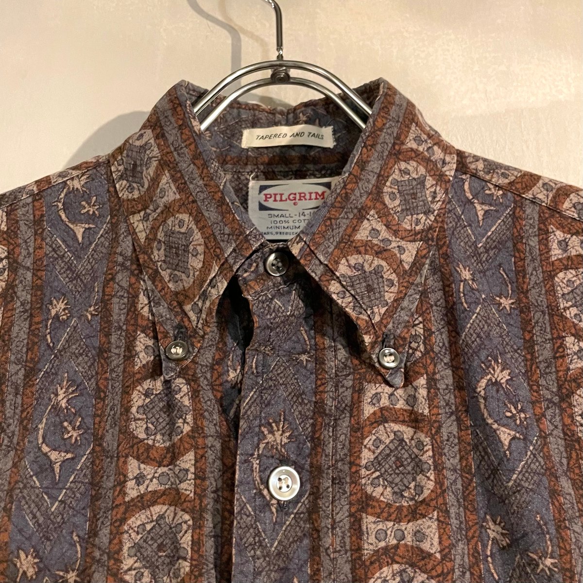 60s PILGRIM L/S ボタンダウンシャツ 3点留BD ヴィンテージ 60s PILGRIM L/S ボタンダウンシャツ 3点留BD ヴィンテージ