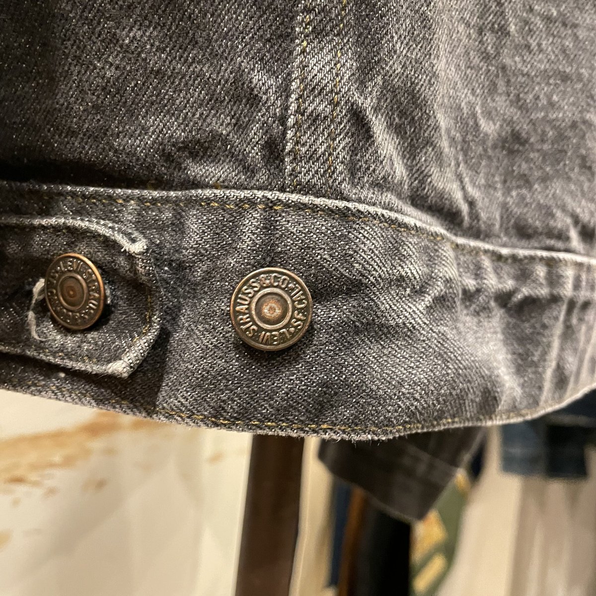 90s Levi's 71506-0259 リーバイス ブラック デニムジャケット USA製