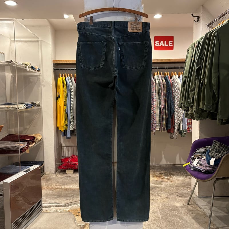90s Levi's 551 6933 コーデュロイパンツ ユーロ リーバイス グリーン