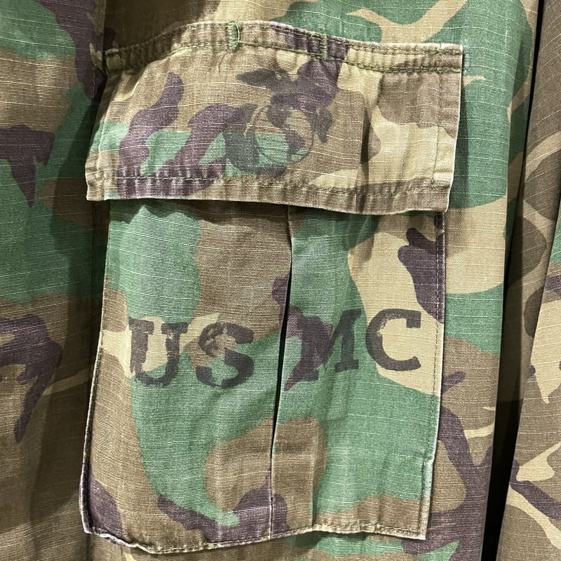 80s USMC LC-1 リーフカモ BDUジャケット RDF迷彩 1981年 80s USMC LC-1 リーフカモ BDUジャケット RDF迷彩 1981年