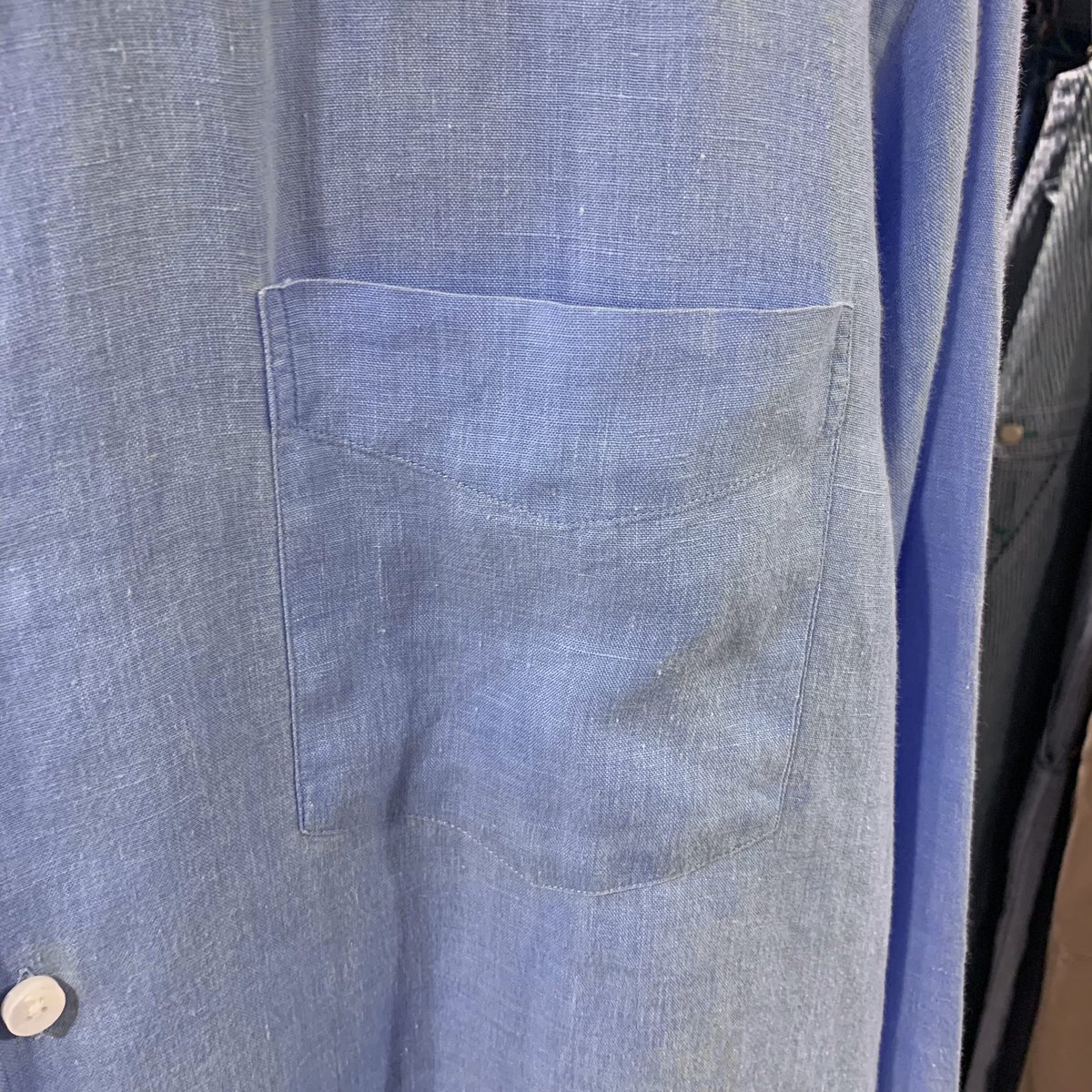 Ralph Lauren L/Sリネンシャツ ラルフローレン パープルレーベル 