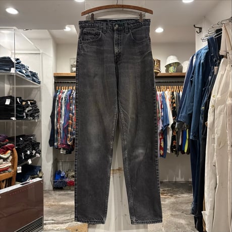 levis550 | リーバイス550ブラックデニムパンツL1510〇w44極太90s 