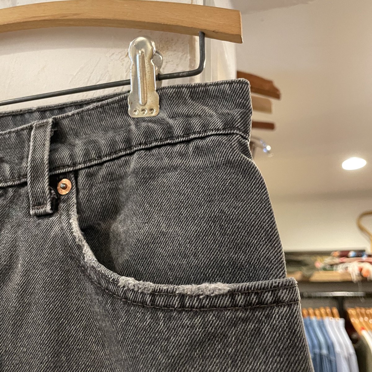 90s Levi's 505 ブラックデニムパンツ リーバイス505 USA製 1998年 (