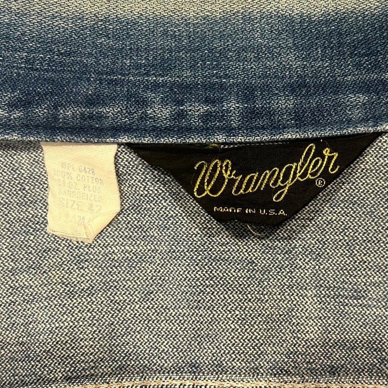 70s Wrangler 124MJ デニムジャケット ラングラー Size 42 USA製