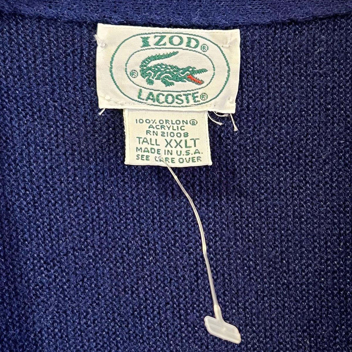80s IZOD LACOSTE アクリルカーディガン アイゾッドラコステ USA 80s IZOD LACOSTE アクリルカーディガン アイゾッドラコステ USA