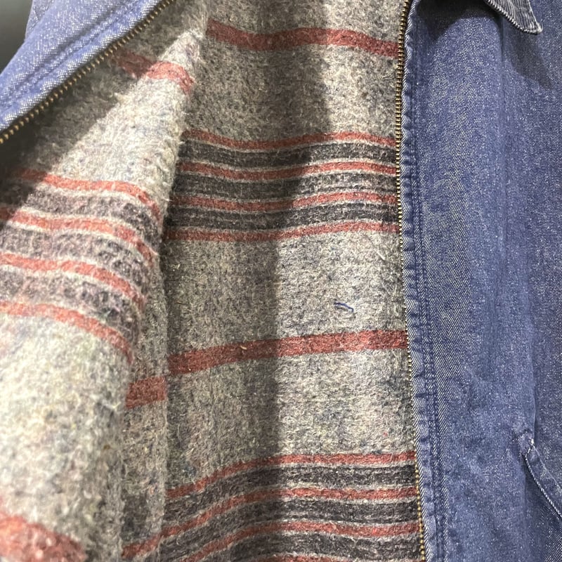 BLUE BELL 60s デニム カバーオール ブランケットライナー 60s〜 BLUE BELL デニムカバーオール ブランケットライナー
