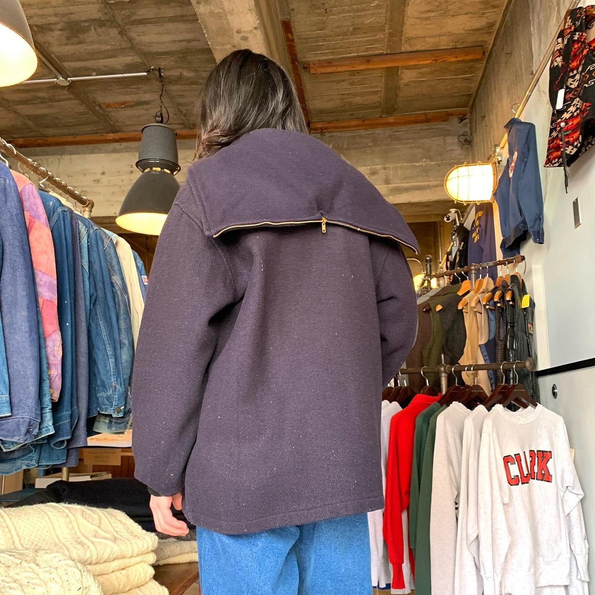 60s US NAVAL ACADEMY カデットコート ミリタリー ネイビー USNA TH