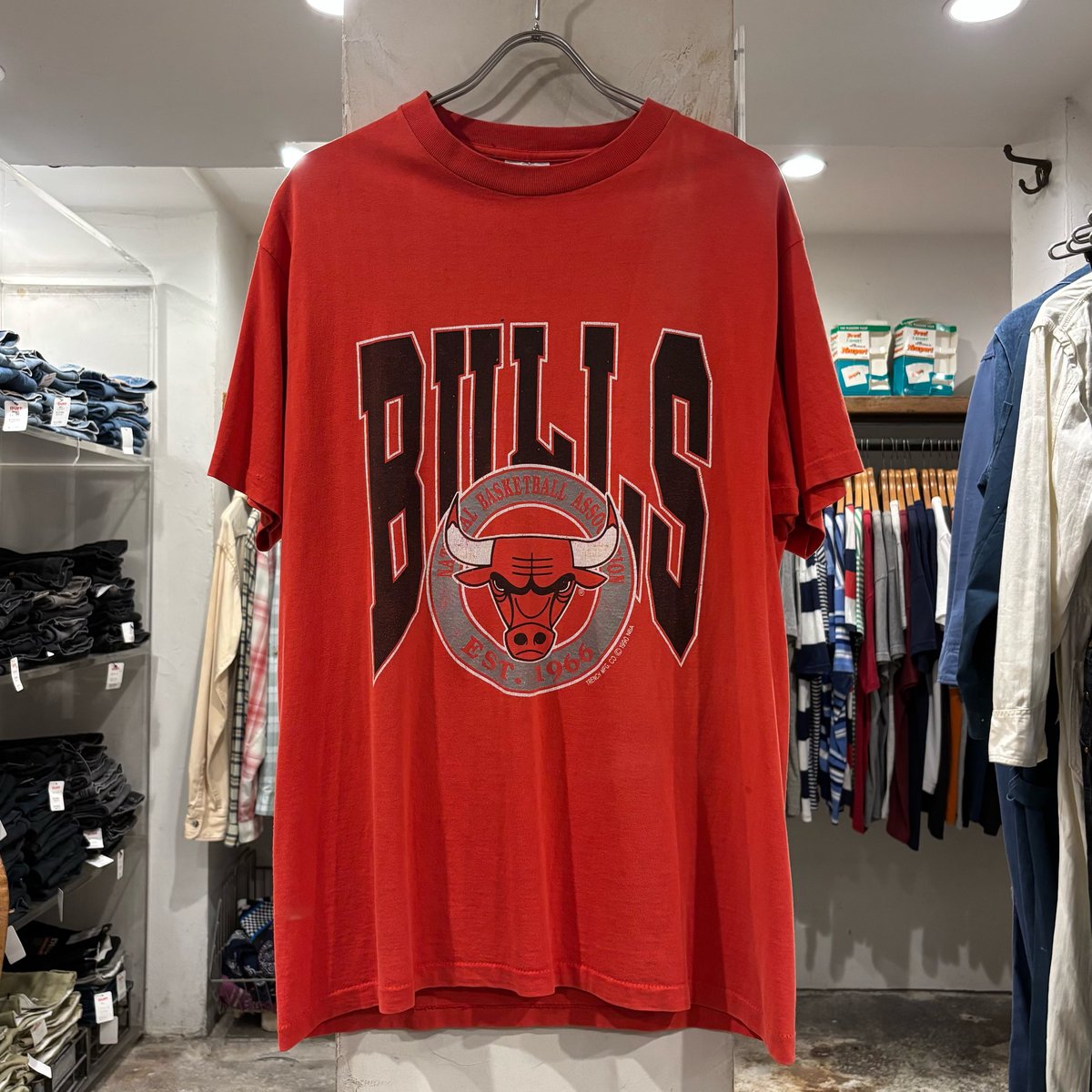 【90年代・超希少★新品タグ付】NBA バスケ　サンズ✖️ブルズ　シャツ　ウエア 90年代・超希少☆新品タグ付】NBA バスケ サンズ✖️ブルズ