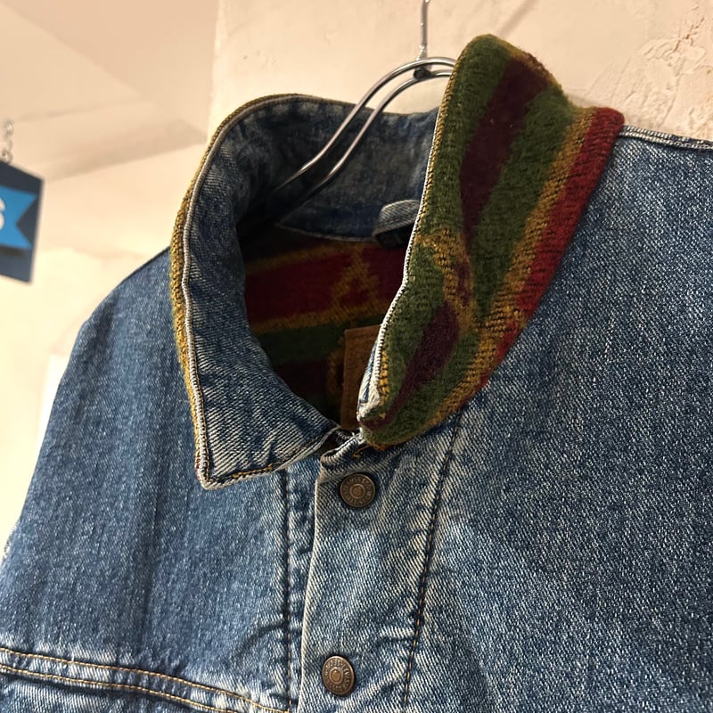 90s Levi's 70617 4891 デニムジャケット ネイティブ柄 90s Levi's 70617 4891 デニムジャケット ネイティブ柄