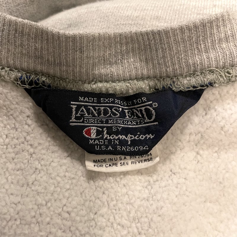 80s Champion × LAND'S END Reverse Weave リバースウィー...