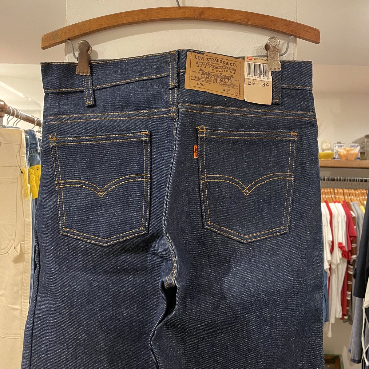 【デッドストック】80's Levi's 509 リーバイス デニム 28×36 Levi's 509 80年代 リーバイス509 DEAD STOCK オレンジタブ USA製