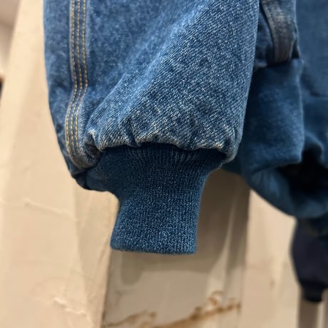 carhartt　デニム　アクティブジャケット　カーハート　ワークジャケット　チェックライナー　Size M　(S3789)