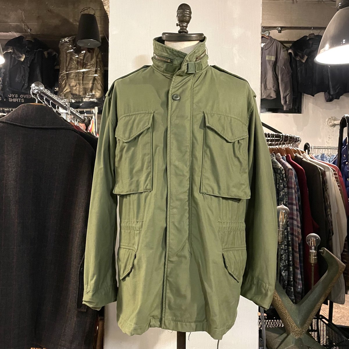 70s US ARMY M-65 Field Jacket 3rdタイプ ブラスジップ フィー
