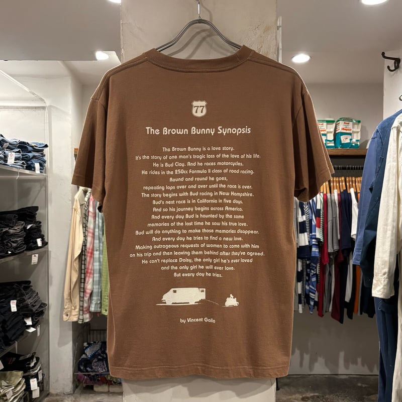 00s S/S Movie Tシャツ The Brown Bunny Vincent Gall
