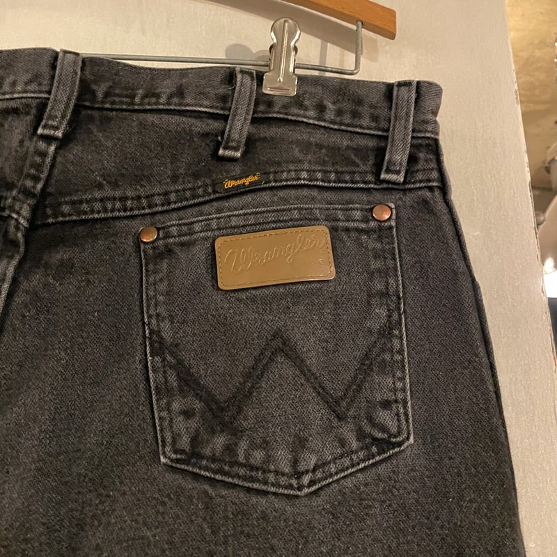 Wrangler 13MWZWK ブラックデニム パンツ 35×32 ラングラー Wrangler 13MWZWK ブラックデニム パンツ 35×32 ラングラー