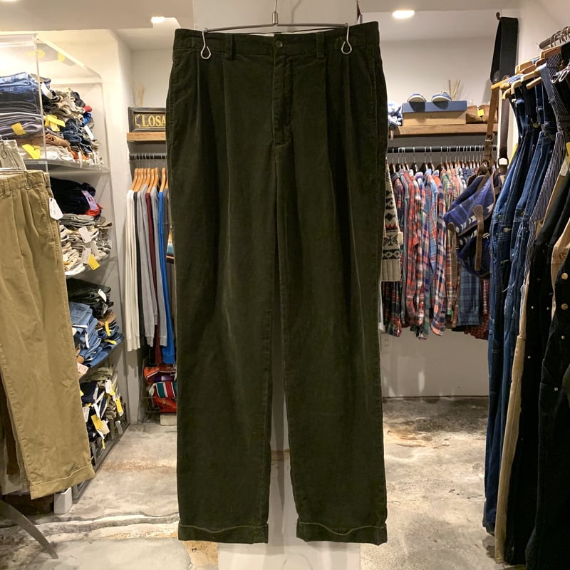 POLO by Ralph Lauren コーデュロイパンツ ラルフローレン タック入り