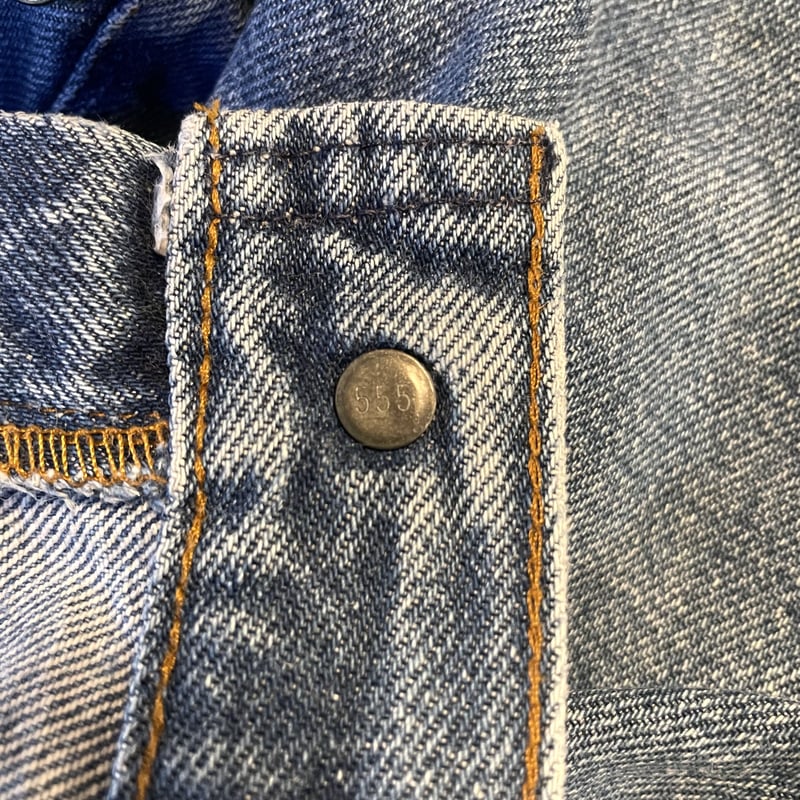 80s Levi's 501 35×33 赤耳 ボタン裏555 ヴィンテージデニム USA 80s Levi's 501 35×33 赤耳 ボタン裏555 ヴィンテージデニム USA